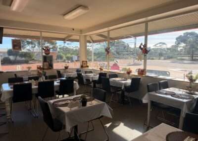 Restaurant open for breakfast lunch and dinner
