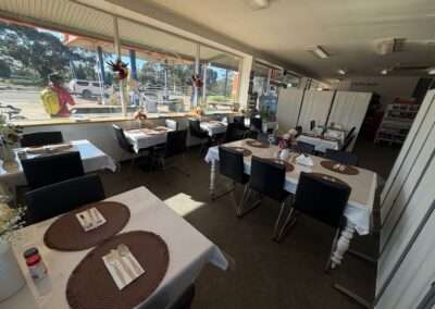 Country style restaurant with takeaway service